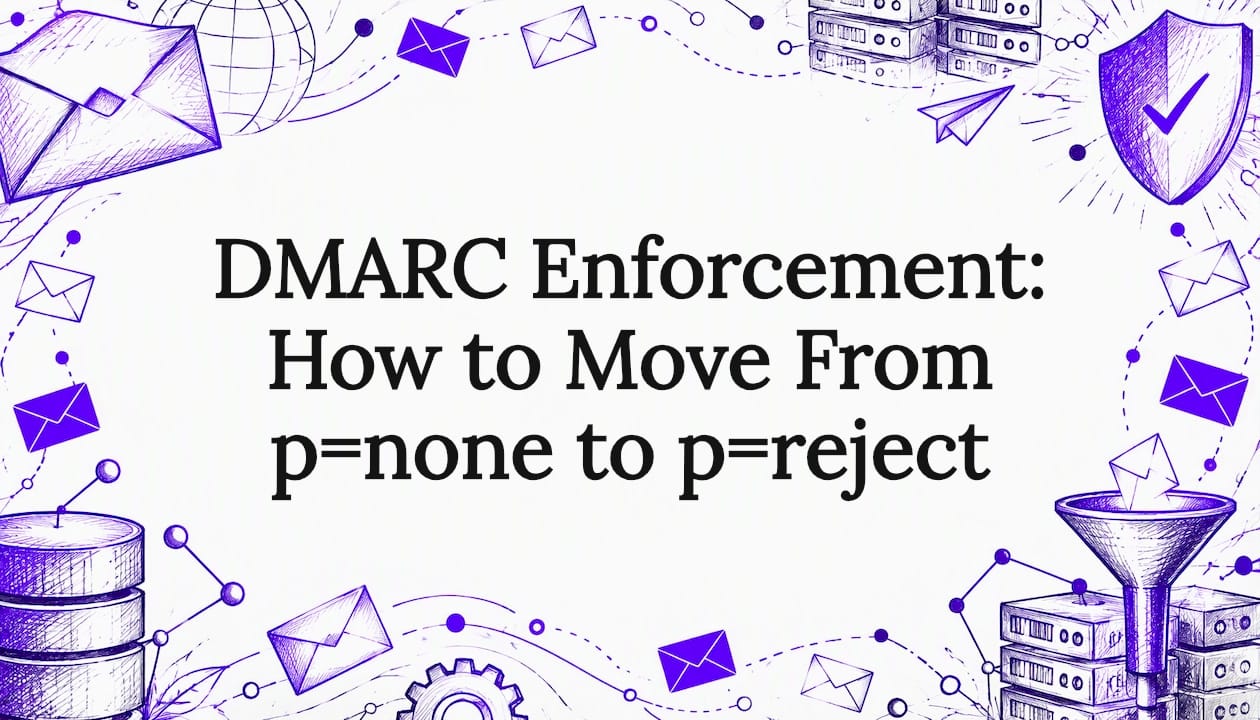 DMARC Enforcement: How to Move From p=none to p=reject